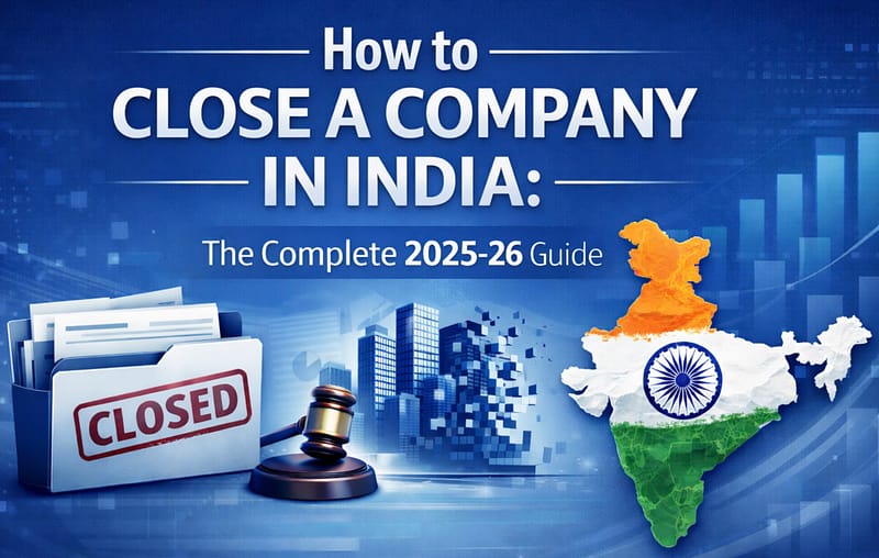 how to close a company in india