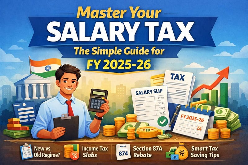 Salary tax calculation FY 2025-26