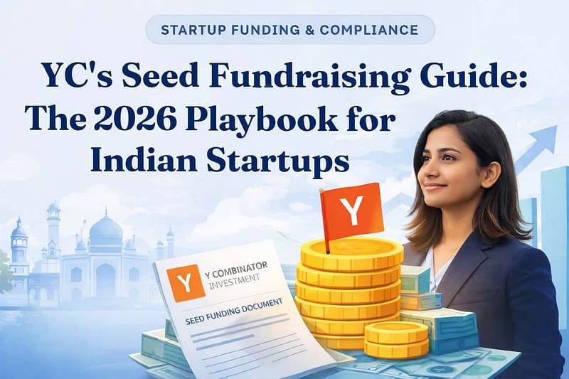 Indian startup founder pitching a seed round to venture capitalists in 2026